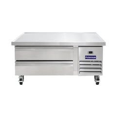 Polarman PLM-CBR48 50" Refrigerated Chef Base, 2 Drawers, 5.9 cu ft, Stainless Steel