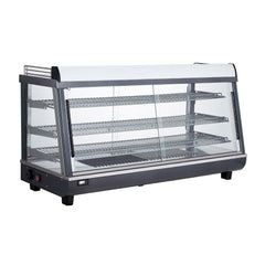 Polarman PLM-W186L 48″ 3 Shelf Countertop Heated Display Case with Sliding Doors