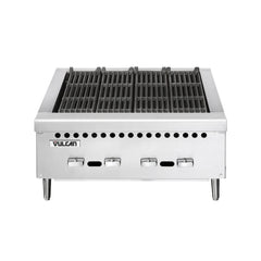 Vulcan VCRB25 Natural Gas 25" Low Profile Radiant Charbroiler - 58,000 BTU