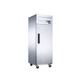 Dukers D28AF 27 1/2" One Section Reach-In Freezer with Solid Full Door, Top Mount, Stainless Steel, 19.1 Cu.Ft.