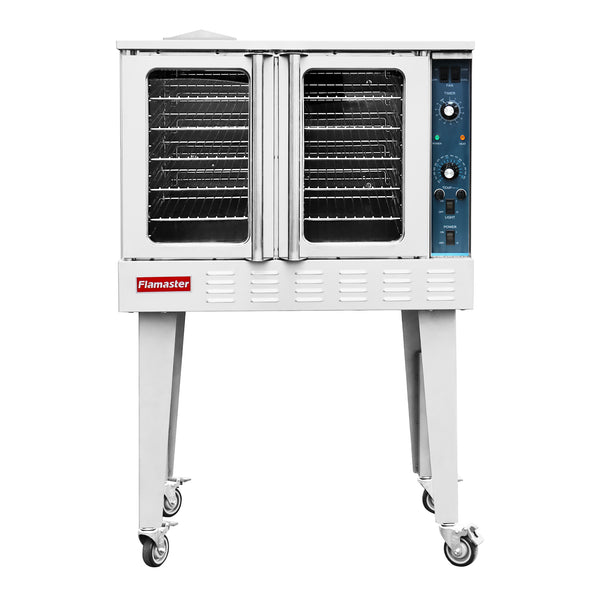 Flamaster FLM-COE240-1 38" Commercial Single Deck Electric Convection Oven - 240V, 1 Phase, 10KW