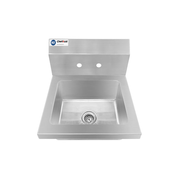 ChefAsst 15" x 15 3/4" CA-HS-15-318-WB Wall Mounted Hand Sink
