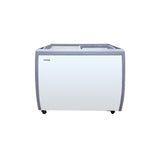 Polarman PLM-S260F 39" Mobile Ice Cream Display Freezer, Flat Sliding Lid with 3 Baskets, 7.4 cu. ft.