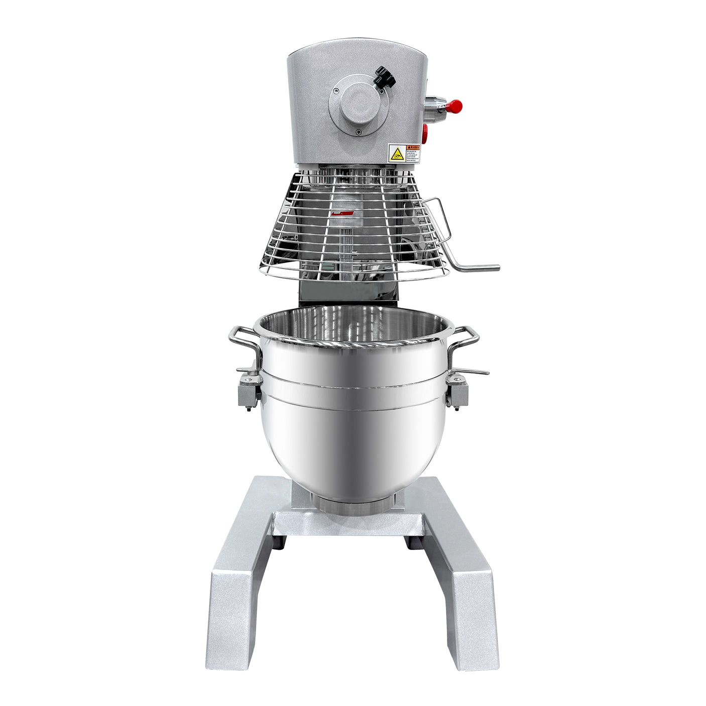 ChefAsst CA-MX30B 30 Qt. 3-Speed Planetary Floor Mixer with Guard & Standard Accessories