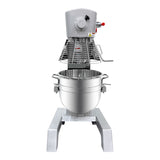 ChefAsst CA-MX30B 30 Qt. 3-Speed Planetary Floor Mixer with Guard & Standard Accessories