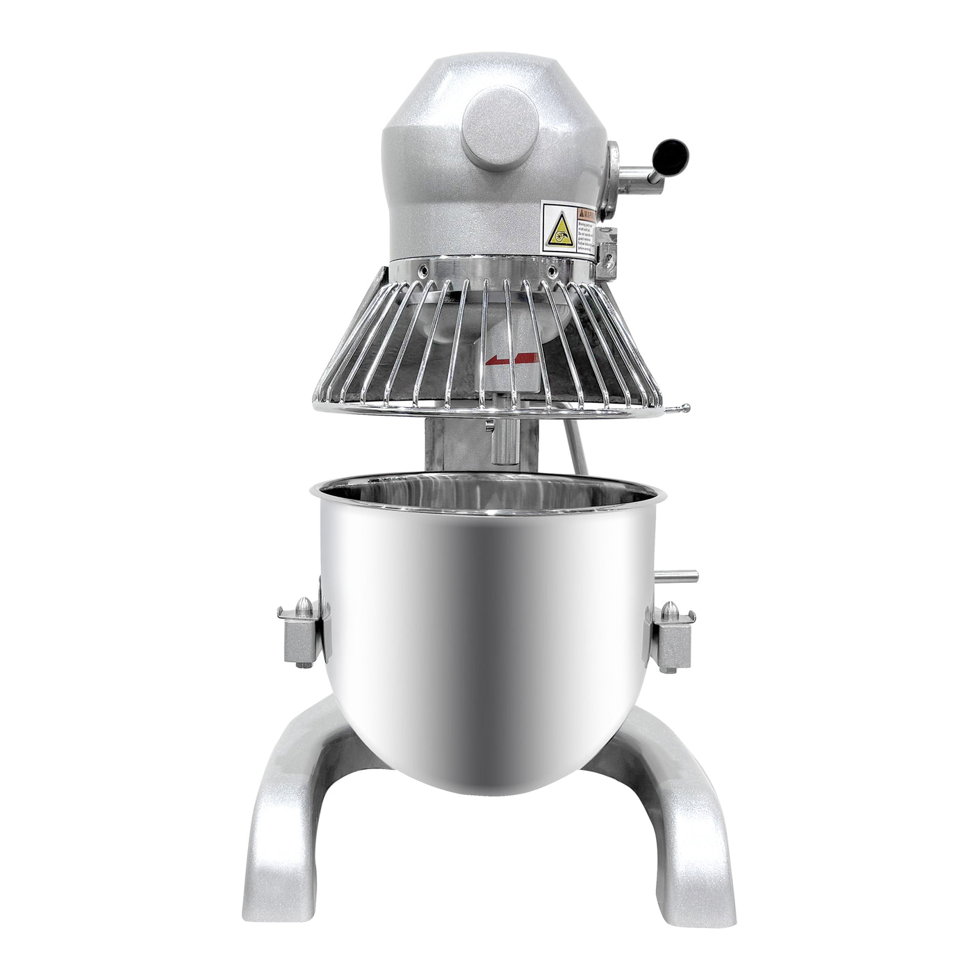 ChefAsst CA-MX10A 10 Qt. 3-Speed Planetary Stand Mixer with Guard & Standard Accessories