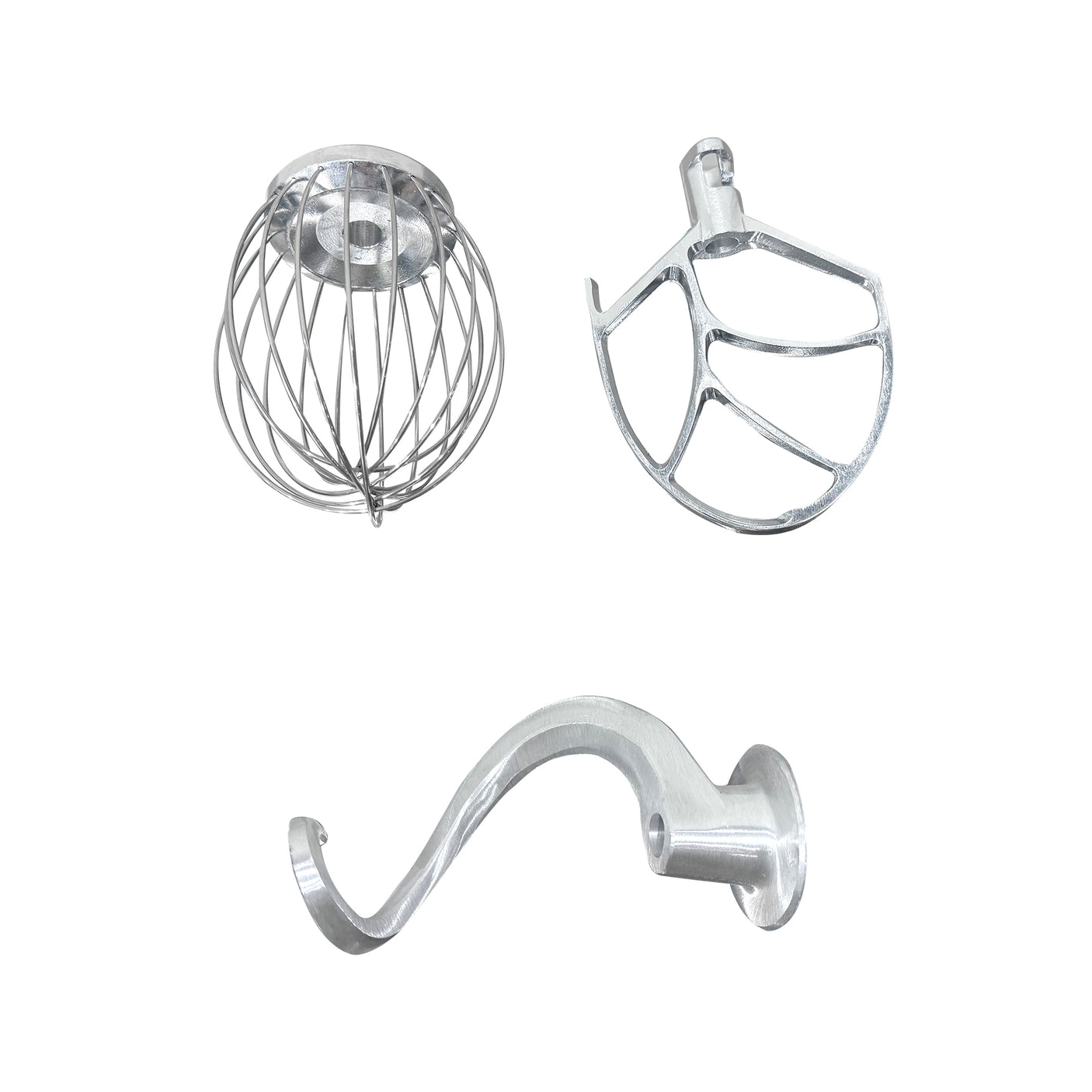 ChefAsst CA-MX10C 10 Qt. 3-Speed Planetary Stand Mixer with Guard & Standard Accessories