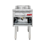 Flamaster FLM-WOK16-LP 17 1/2” Wok Range with 16” Ring, Liquid Propane, 125,000 BTU