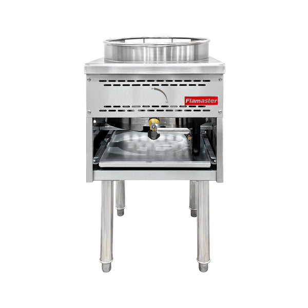 Flamaster FLM-WOK16-LP Liquid Propane 18″ Wok Range with 16″ Ring, 125,000 BTU