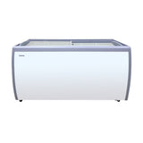 Polarman PLM-S460F 60" Mobile Ice Cream Display Freezer, Flat Sliding Lid with 5 Baskets, 13.1 cu. ft.