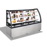 Polarman PLM-571A 72″ Curved Glass Refrigerated Bakery Display Case with LED Lighting