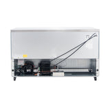 Polarman PLM-UC-60S 61 1/4" Undercounter Refrigerator, 15.5 cu. ft, Stainless Steel, 2 Solid Doors