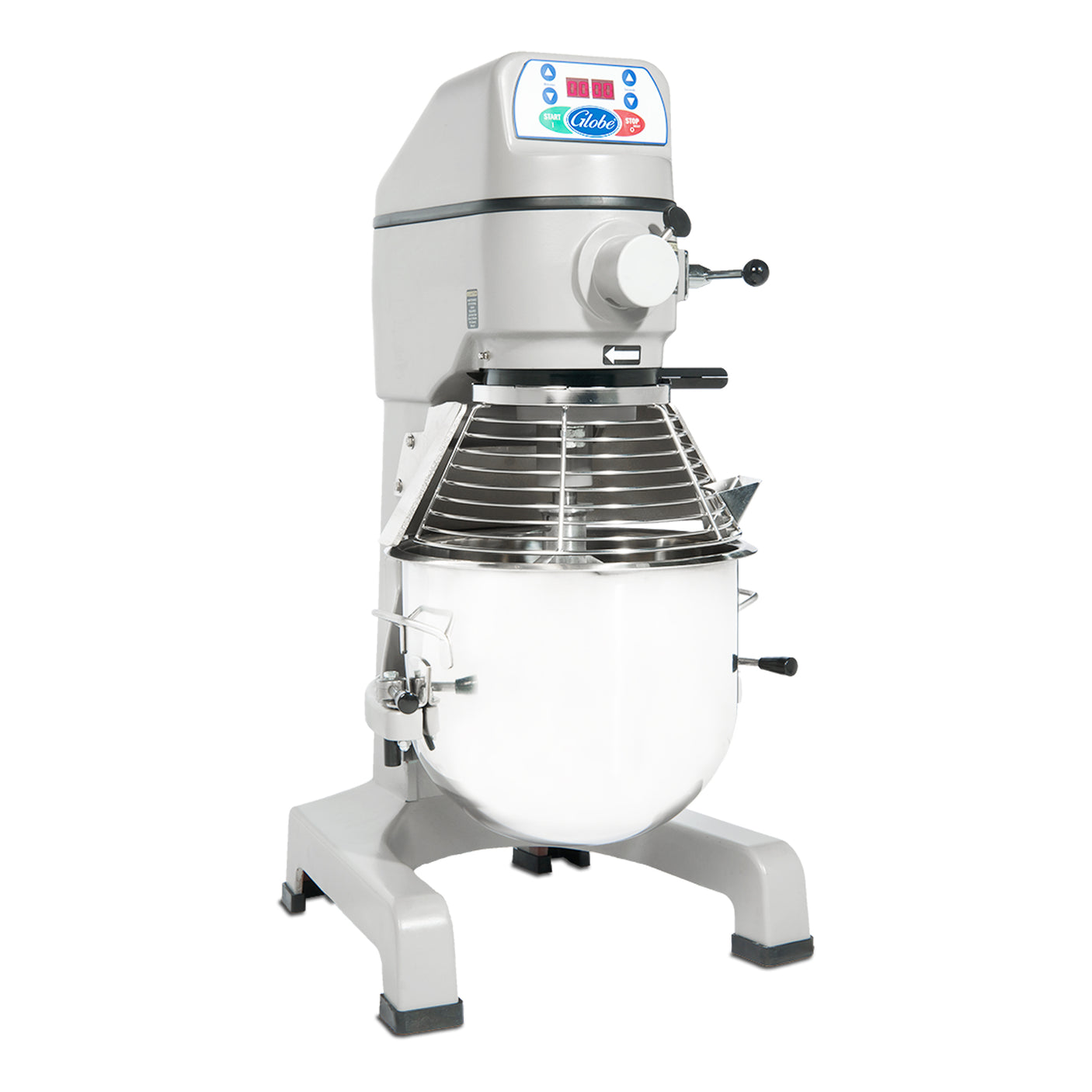 Globe SP25 25 Qt. Planetary Stand Mixer with Guard & Standard Accessories