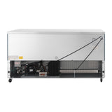 Polarman PLM-UC-72S 71 3/4" Undercounter Refrigerator, 18 cu. ft, Stainless Steel, 3 Solid Doors