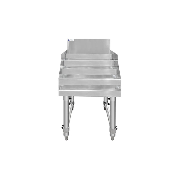 ChefAsst 18" Wide CA-LD1823-316 5-Tier Stainless Steel Commercial Liquor Shelf Display Rack