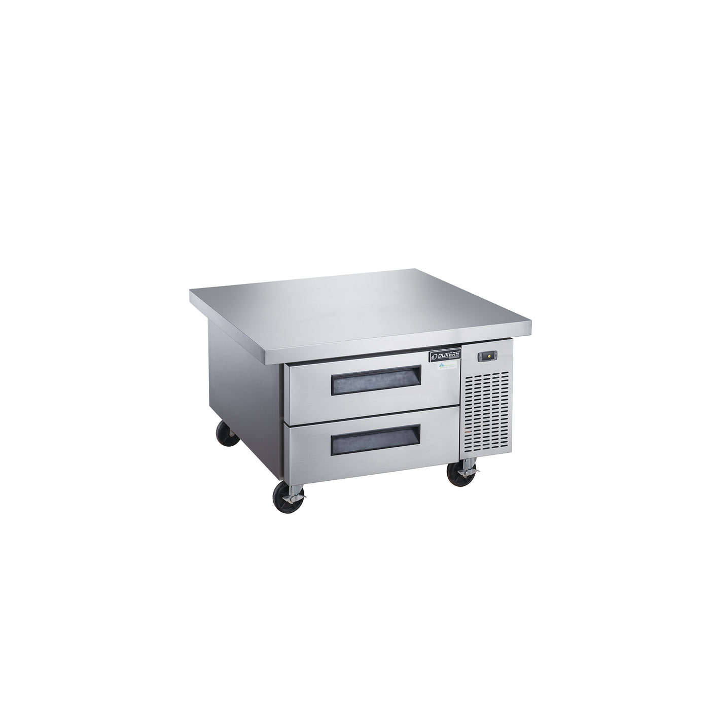 Dukers DCB52-60-D2 60" Refrigerated Chef Base with 2 Drawers, All Stainless Steel