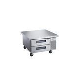 Dukers DCB52-60-D2 60" Refrigerated Chef Base with 2 Drawers, All Stainless Steel