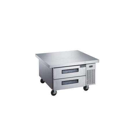 Dukers DCB52-60-D2 60" Refrigerated Chef Base with 2 Drawers, All Stainless Steel