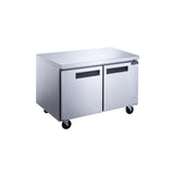 Dukers DUC36R 36" Undercounter Refrigerator with Two Solid Full Doors, 9.6 Cu.Ft.