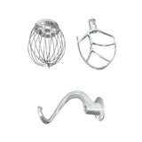 ChefAsst CA-MX10A 10 Qt. 3-Speed Planetary Stand Mixer with Guard & Standard Accessories