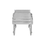ChefAsst 24" Wide CA-LD2423-316 5-Tier Stainless Steel Commercial Liquor Shelf Display Rack