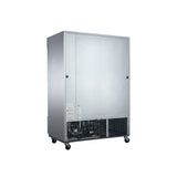 Dukers D55F 55 1/8" Two Section Reach-In Freezer with Solid Full Doors, Bottom Mount, Stainless Steel, 41.6 Cu.Ft.