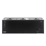 Polarman PLM-B95A 95 5/16" Black Horizontal Bottle Cooler