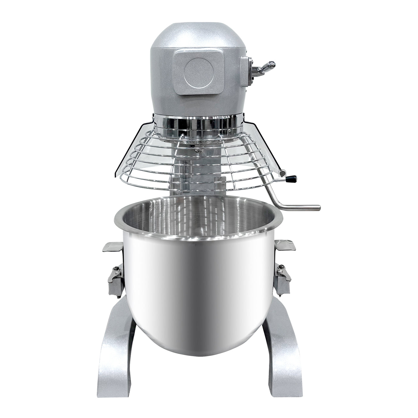 ChefAsst CA-MX20C 20 Qt. 3-Speed Planetary Stand Mixer with Guard & Standard Accessories