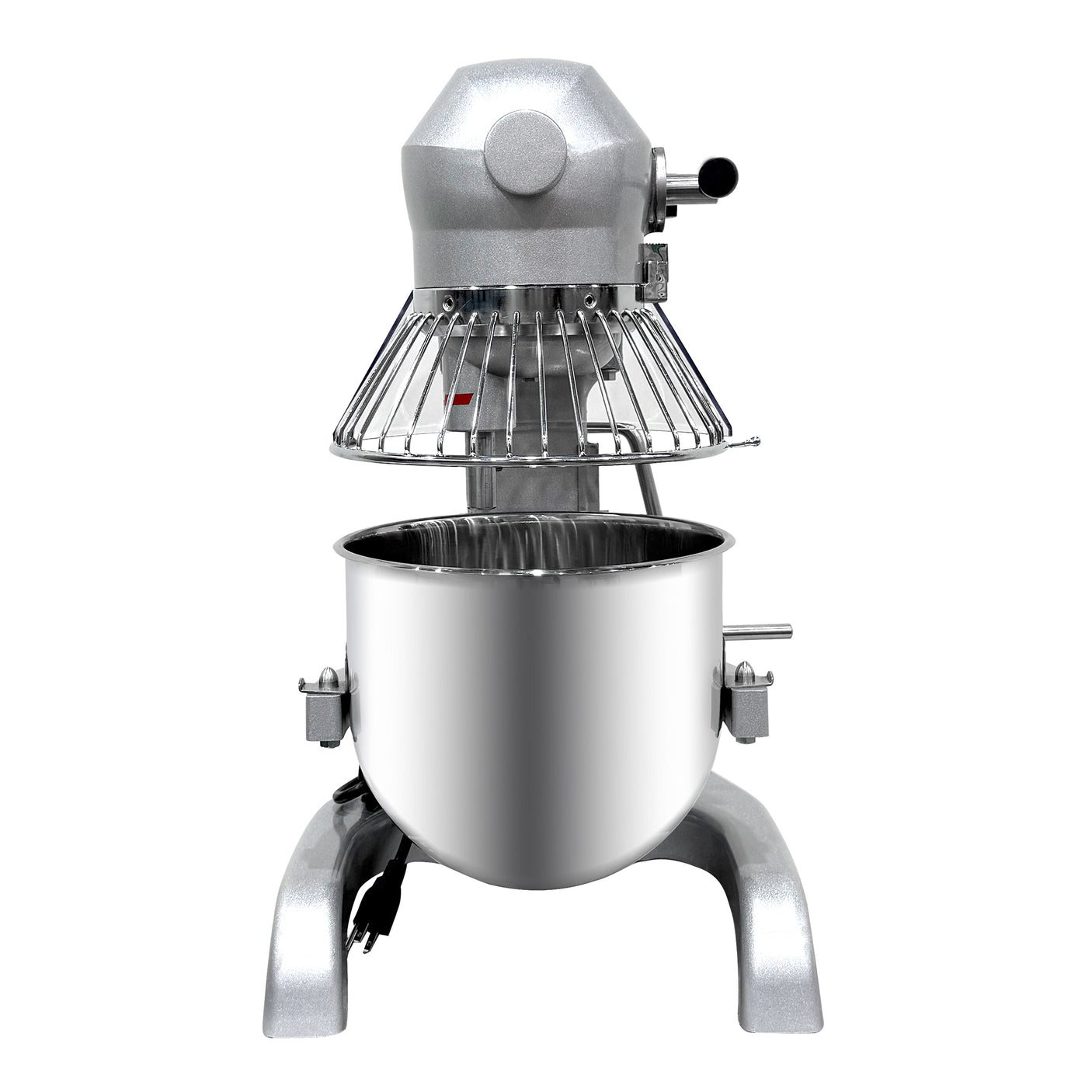 ChefAsst CA-MX10C 10 Qt. 3-Speed Planetary Stand Mixer with Guard & Standard Accessories