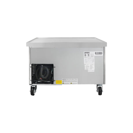 Polarman PLM-CBR36 37 15/16" Refrigerated Chef Base, 2 Drawers, 5.1 cu ft, Stainless Steel