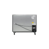 Polarman PLM-BC2-24 49" Black Solid Door Back Bar Refrigerator with LED Lighting