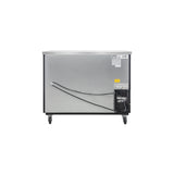 Polarman PLM-BC2-24G 49" Black Glass Door Back Bar Refrigerator with LED Lighting