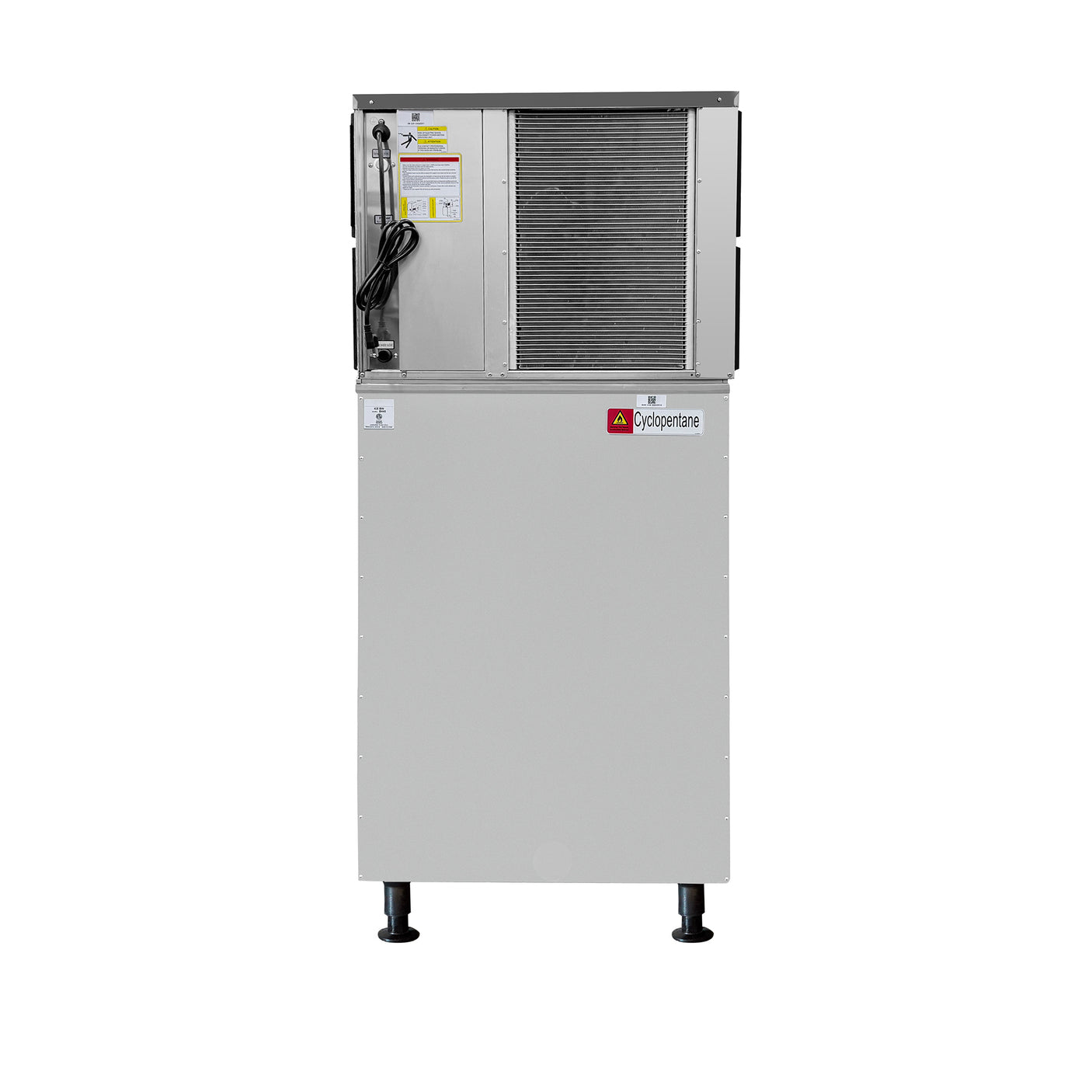 Polarman PLM-529 30" Air-Cooled Cube 500 lb Ice Machine with 375 lb Bin