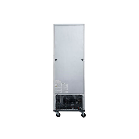 Dukers D28F 27 1/2" One Section Reach-In Freezer with Solid Full Door, Bottom Mount, Stainless Steel, 18.8 Cu.Ft.