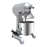 ChefAsst CA-MX10C 10 Qt. 3-Speed Planetary Stand Mixer with Guard & Standard Accessories