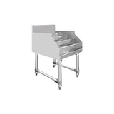 ChefAsst 18" Wide CA-LD1823-316 5-Tier Stainless Steel Commercial Liquor Shelf Display Rack