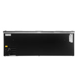 Polarman PLM-B95A 95 5/16" Black Horizontal Bottle Cooler