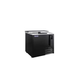Polarman PLM-B36A 36 13/16" Black Horizontal Bottle Cooler