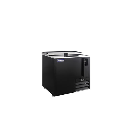 Polarman PLM-B36A 36 13/16" Black Horizontal Bottle Cooler