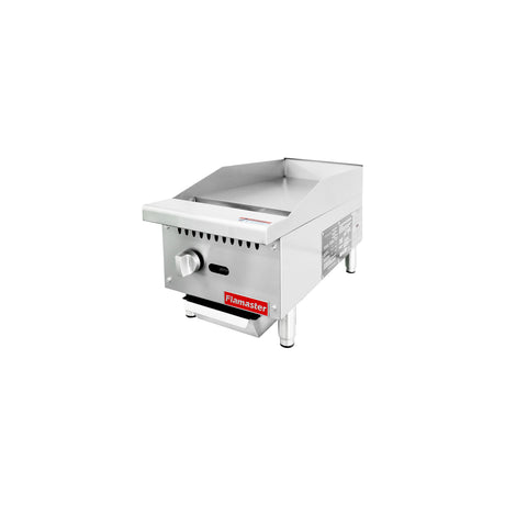 Flamaster FLM-G12-M 12" Countertop Griddle with Manual Control, NG/LPG, 30,000 BTU, 1 Burner