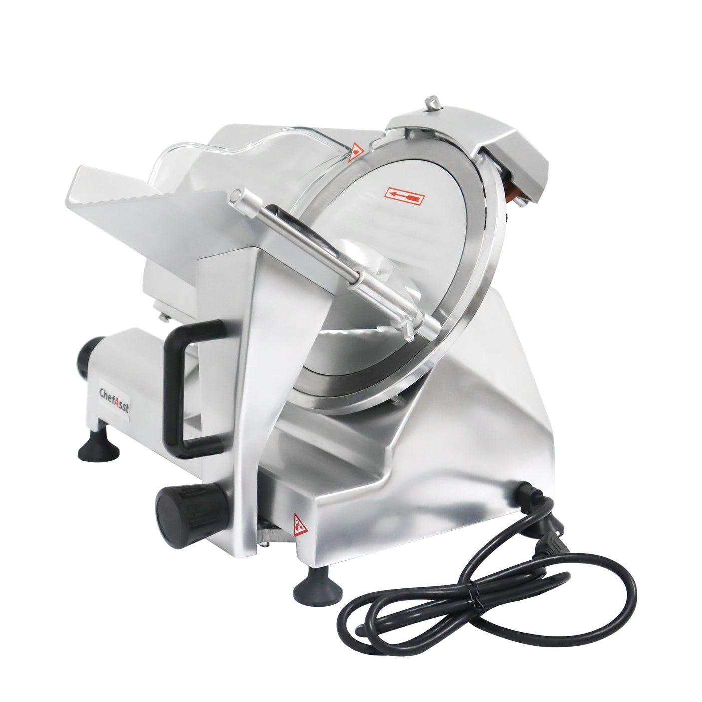 ChefAsst HBS-250 Heavy-Duty Meat Slicer with 10" Stainless Steel Blade - 110V