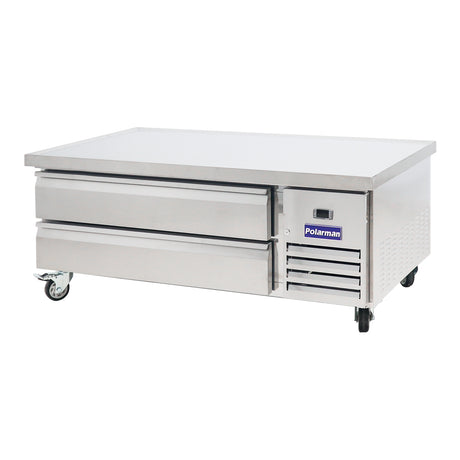 Polarman PLM-CBR60 62" Refrigerated Chef Base, 2 Drawers, 8.7 cu ft, Stainless Steel