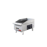 Flamaster FLM-CB12-M 12" Countertop Gas Charbroiler, NG/LPG, 35,000 BTU, 1 Burner