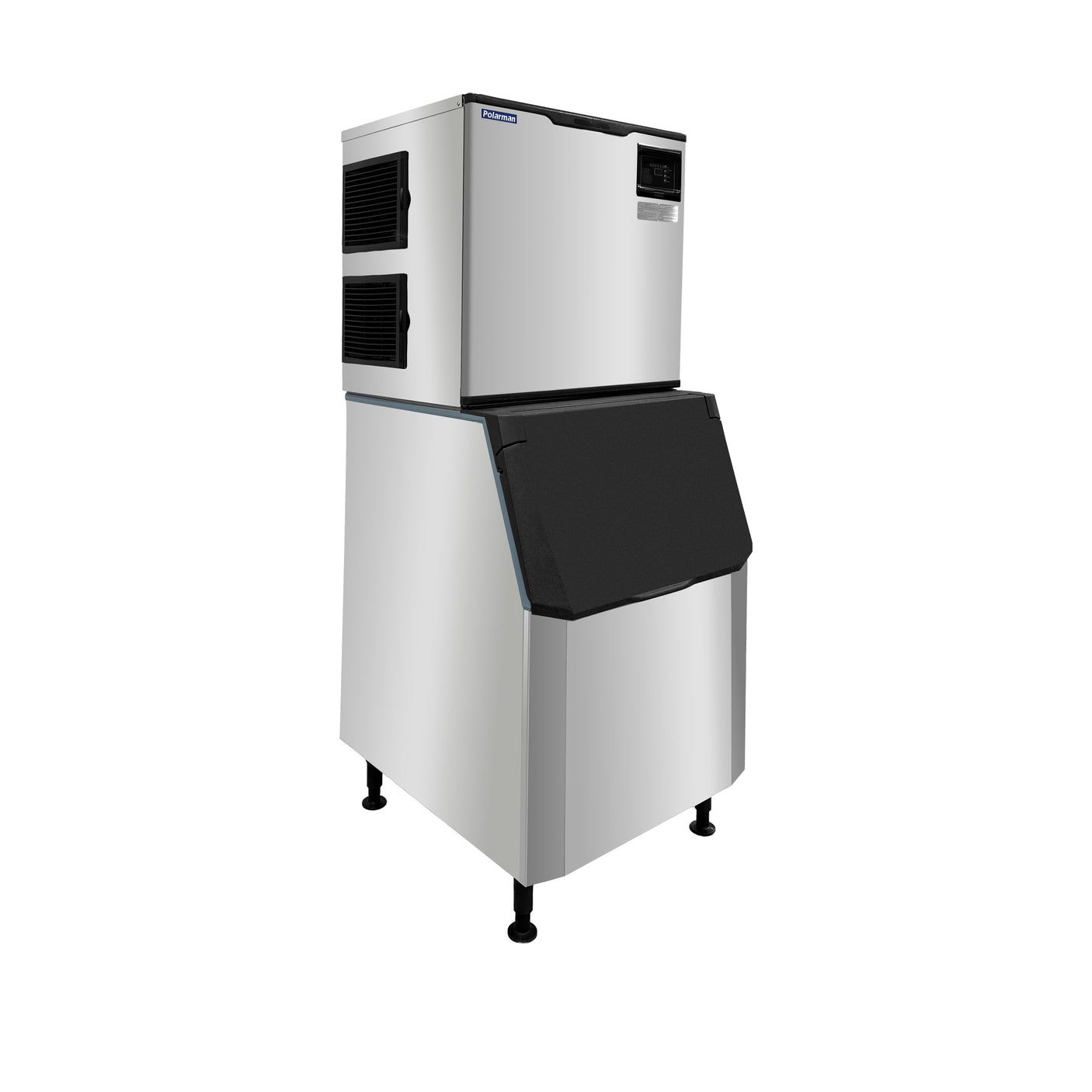 Polarman PLM-1029 30" Air-Cooled Cube 1000 lb Ice Machine with 440 lb Bin