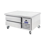 Polarman PLM-CBR48 50" Refrigerated Chef Base, 2 Drawers, 5.9 cu ft, Stainless Steel