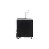 Polarman PLM-BCBD1 24 1/8" Single Tap Kegerator Beer Dispenser with 2 Solid Doors, 8.1 cu. ft.