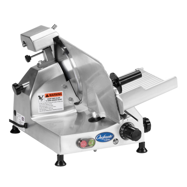 Globe Chefmate C10 10" Manual Gravity Feed Slicer - 1/4 hp