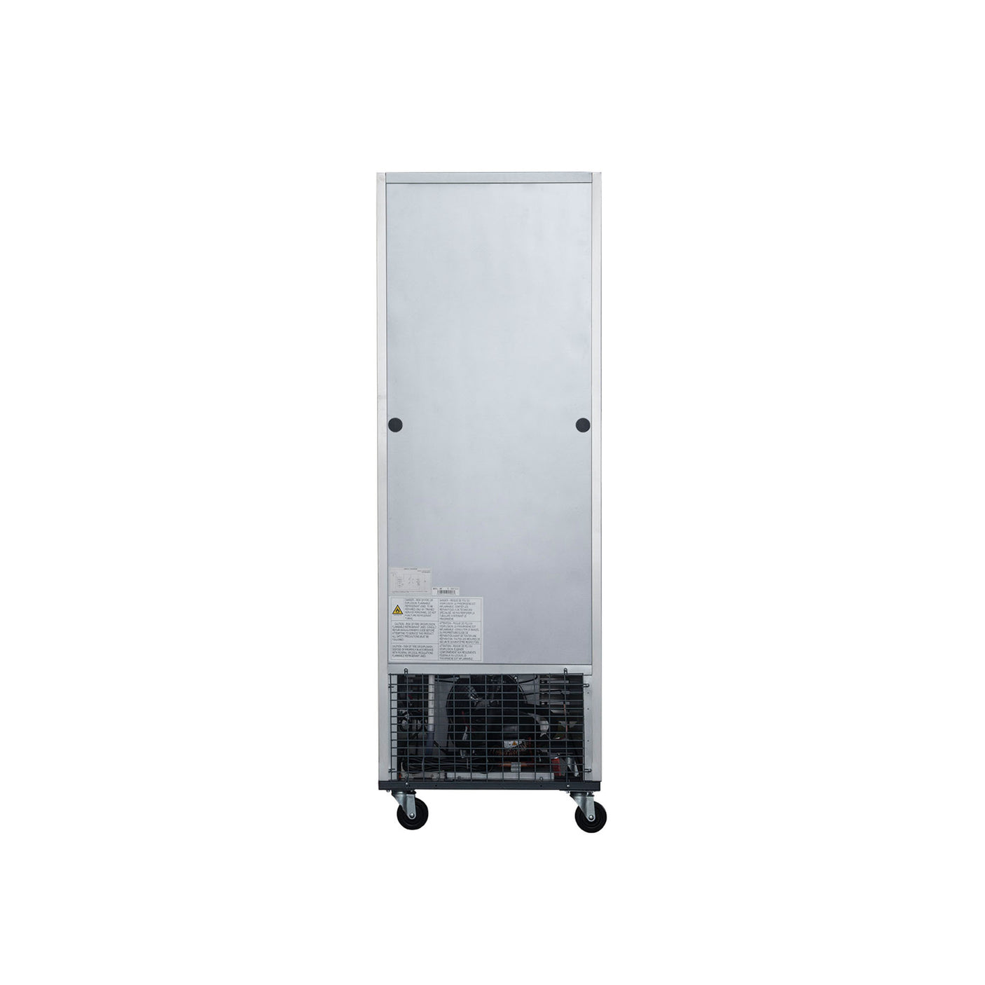 Dukers D28R 27 1/2" One Section Reach-In Refrigerator with Solid Full Door, Bottom Mount, Stainless Steel, 18.8 Cu.Ft.
