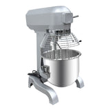 ChefAsst CA-MX20C 20 Qt. 3-Speed Planetary Stand Mixer with Guard & Standard Accessories