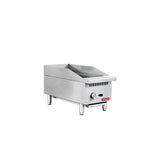 Flamaster FLM-CB12-M 12" Countertop Gas Charbroiler, NG/LPG, 35,000 BTU, 1 Burner